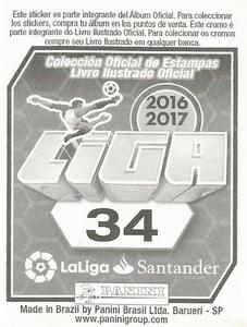 2016-17 Panini LaLiga Santander Stickers (Brazil) #34 Gabi Back