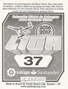2016-17 Panini LaLiga Santander Stickers (Brazil) #37 Kevin Gameiro Back
