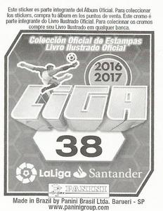 2016-17 Panini LaLiga Santander Stickers (Brazil) #38 Club Emblem Back