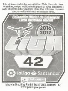2016-17 Panini LaLiga Santander Stickers (Brazil) #42 Gerard Pique Back