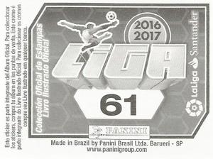 2016-17 Panini LaLiga Santander Stickers (Brazil) #61 Lionel Messi Back