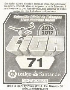 2016-17 Panini LaLiga Santander Stickers (Brazil) #71 Andres Iniesta Back