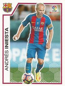 2016-17 Panini LaLiga Santander Stickers (Brazil) #71 Andres Iniesta Front