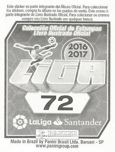 2016-17 Panini LaLiga Santander Stickers (Brazil) #72 Lionel Messi Back