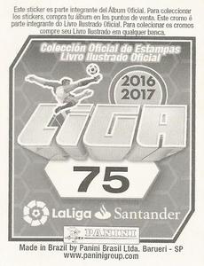 2016-17 Panini LaLiga Santander Stickers (Brazil) #75 Club Emblem Back