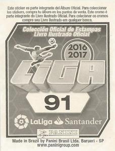 2016-17 Panini LaLiga Santander Stickers (Brazil) #91 Álvaro Morata Back