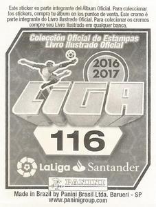 2016-17 Panini LaLiga Santander Stickers (Brazil) #116 Adil Rami Back