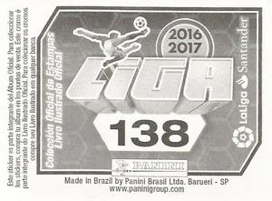 2016-17 Panini LaLiga Santander Stickers (Brazil) #138 Eneko Boveda Back