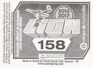 2016-17 Panini LaLiga Santander Stickers (Brazil) #158 Celso Borges Back
