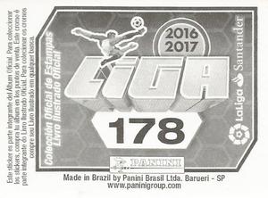 2016-17 Panini LaLiga Santander Stickers (Brazil) #178 Ezequiel Ponce Back
