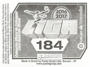 2016-17 Panini LaLiga Santander Stickers (Brazil) #184 Sergio Araujo Back