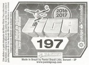 2016-17 Panini LaLiga Santander Stickers (Brazil) #197 Nauzet Perez Back