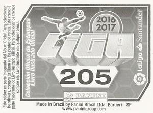 2016-17 Panini LaLiga Santander Stickers (Brazil) #205 Yuri Berchiche Back
