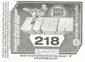 2016-17 Panini LaLiga Santander Stickers (Brazil) #218 Enzo Perez Back