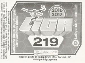2016-17 Panini LaLiga Santander Stickers (Brazil) #219 Daniel Parejo Back