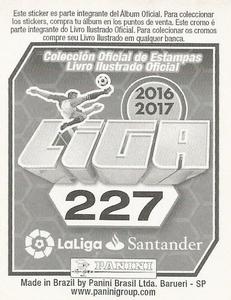 2016-17 Panini LaLiga Santander Stickers (Brazil) #227 Diego Alves Back