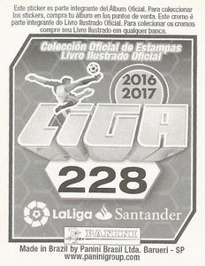 2016-17 Panini LaLiga Santander Stickers (Brazil) #228 Francisco Ochoa Back