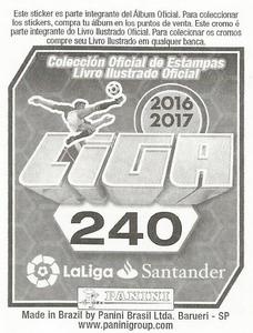 2016-17 Panini LaLiga Santander Stickers (Brazil) #240 Augusto Fernandez Back