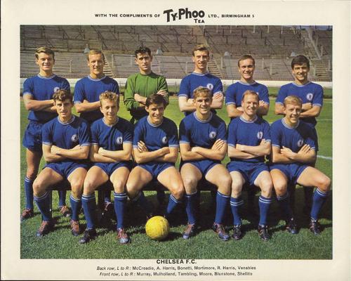1963-64 Ty-Phoo Famous Football Clubs 1st Series Premium #NNO Chelsea Front