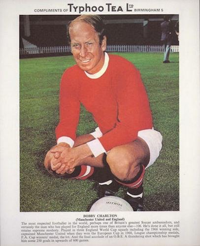 1973-74 Ty-Phoo Football Stars #NNO Bobby Charlton Front