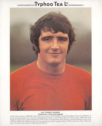 1973-74 Ty-Phoo Football Stars #NNO Ian Storey-Moore Front