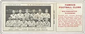 1963-64 Ty-Phoo Famous Football Clubs 1st Series (Packet) #24 Wolverhampton Wanderers Front