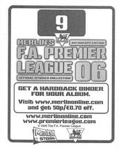 2005-06 Merlin F.A. Premier League 2006 #9 Jens Lehmann Back