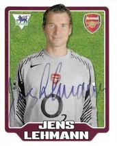 2005-06 Merlin F.A. Premier League 2006 #9 Jens Lehmann Front