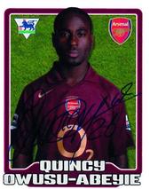 2005-06 Merlin F.A. Premier League 2006 #26 Quincy Owusu-Abeyie Front
