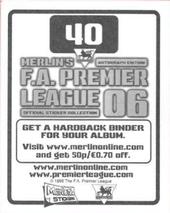 2005-06 Merlin F.A. Premier League 2006 #40 Olof Mellberg Back