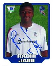 2005-06 Merlin F.A. Premier League 2006 #116 Radhi Jaidi Front