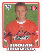 2005-06 Merlin F.A. Premier League 2006 #158 Jonatan Johansson Front