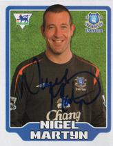 2005-06 Merlin F.A. Premier League 2006 #190 Nigel Martyn Front