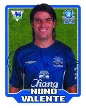 2005-06 Merlin F.A. Premier League 2006 #196 Nuno Valente Front