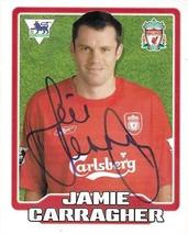 2006 Merlin's F.A. Premier League #244 Jamie Carragher Front