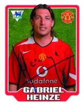 2005-06 Merlin F.A. Premier League 2006 #298 Gabriel Heinze Front