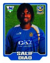 2005-06 Merlin F.A. Premier League 2006 #381 Salif Diao Front