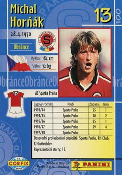 1997 Panini Czech League #13 Michal Hornak Back