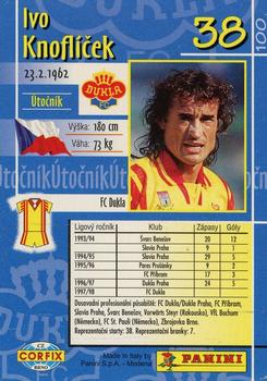 1997 Panini Czech League #38 Ivo Knoflicek Back