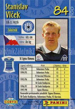 1997 Panini Czech League #84 Stanislav Vlcek Back