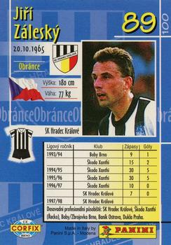 1997 Panini Czech League #89 Jiri Zalesky Back