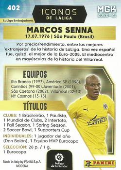 2020-21 Panini Megacracks LaLiga Santander #402 Marcos Senna Back