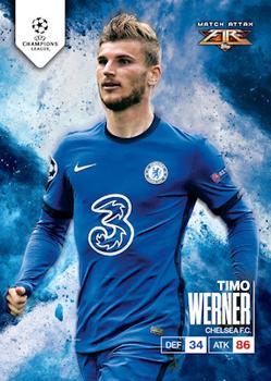 2020-21 Topps Match Attax UEFA Champions League - Fire #NNO Timo Werner Front