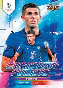 2020-21 Topps Match Attax UEFA Champions League - Fire #NNO Christian Pulisic Front