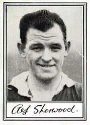 1953 Barratt & Co. Famous Footballers (A1) #25 Alf Sherwood Front