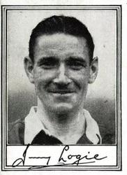 1953 Barratt & Co. Famous Footballers (A1) #38 James Logie Front