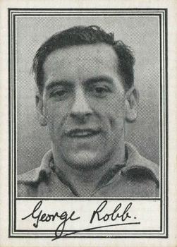 1955 Barratt & Co. Famous Footballers (A3) #8 George Robb Front