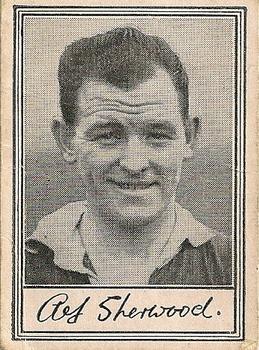 1955 Barratt & Co. Famous Footballers (A3) #42 Alf Sherwood Front