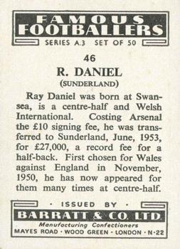 1955 Barratt & Co. Famous Footballers (A3) #46 Ray Daniel Back