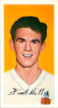 1963 Barratt & Co. Famous Footballers (A11) #30 Fred Hill Front
